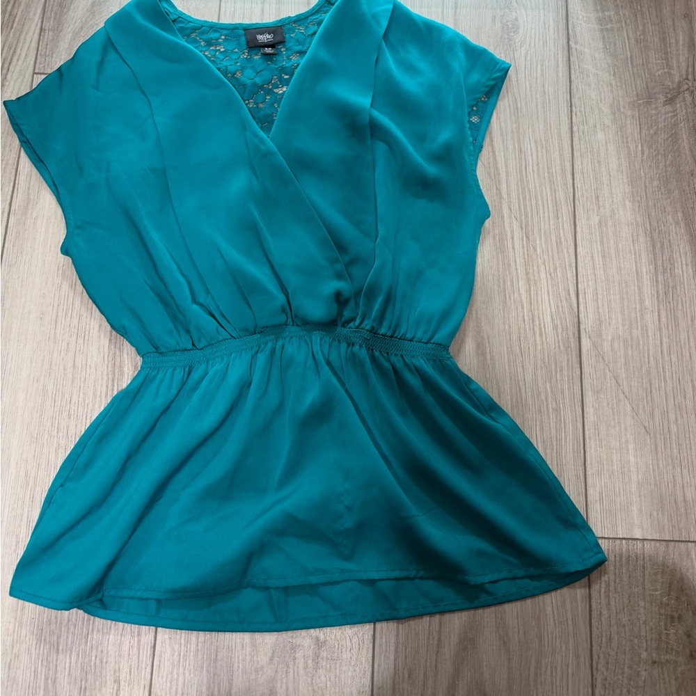 Teal Blouse